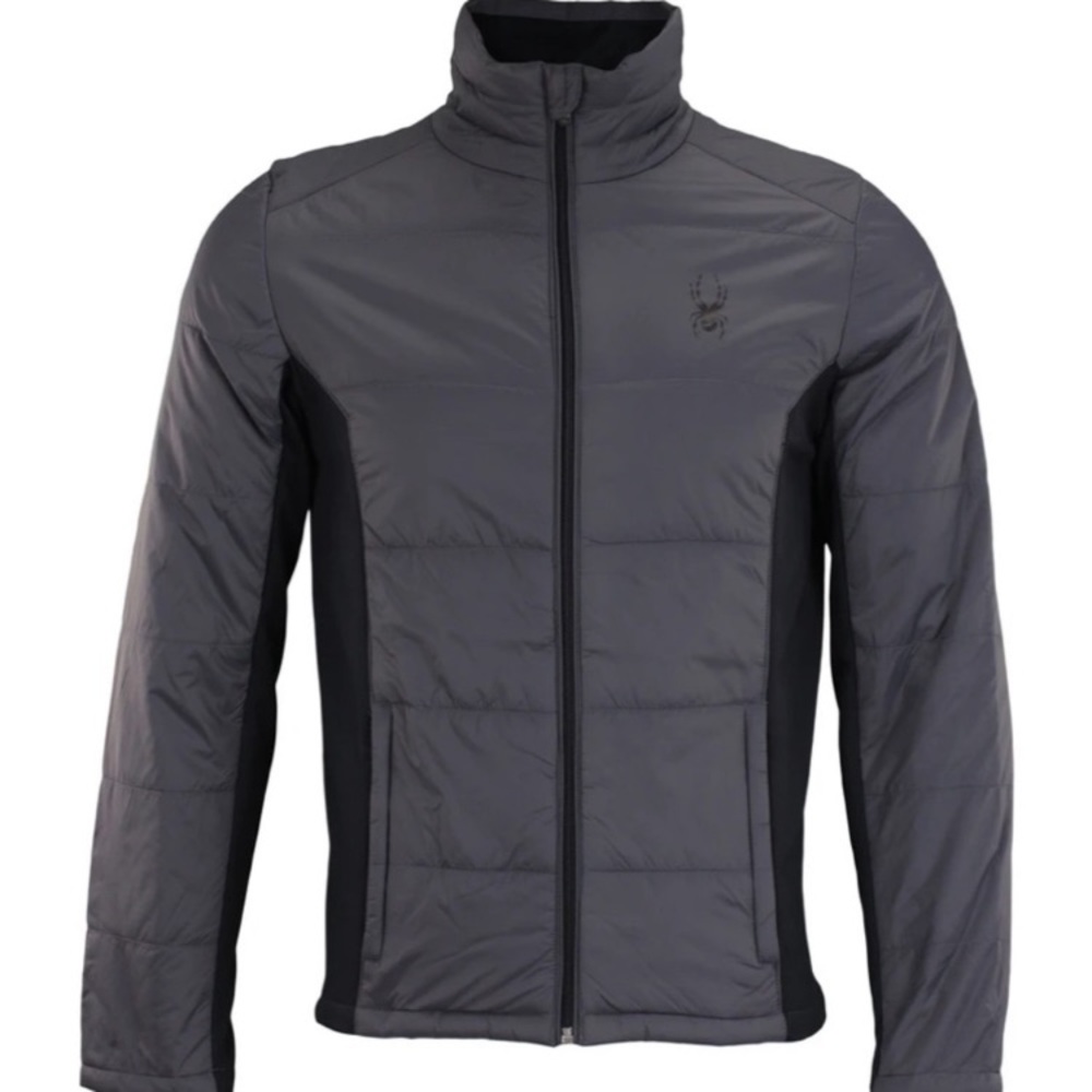 NWT Spyder Men’s Gray Zip Up Sweater Jacket